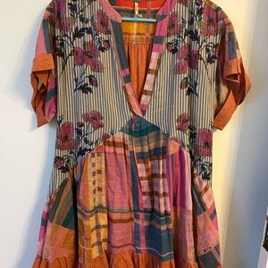 Anthropologie Multicolor Floral Dress